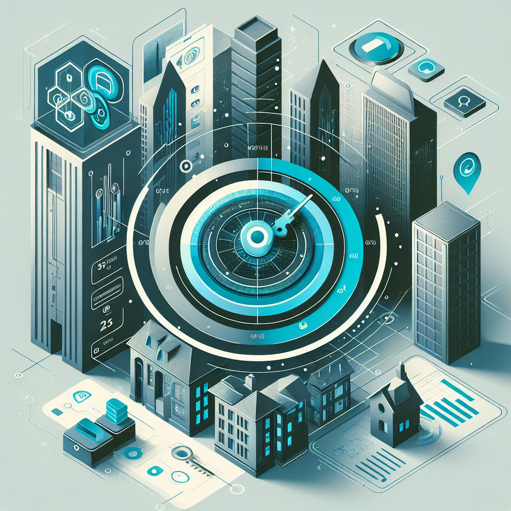 Image representing automated property management systems in a modern, branded environment, featuring harmony in design, colors, and layout elements that align with the Unify LIV brand guidelines.